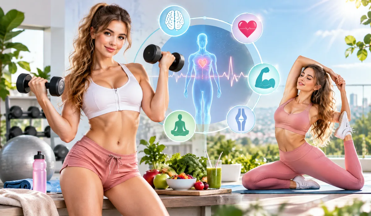 Fitness exercises for better health at home