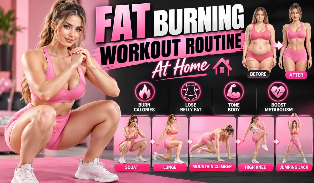  Fat Burning Workout Routine At Home: Best 30-Minute Plan 