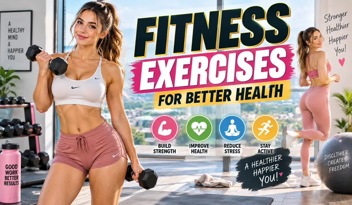 Fitness Exercises For Better Health: Simple Daily Routine